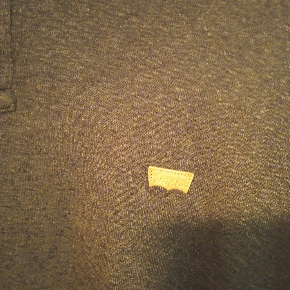 Levi's men's two button heavyweight pullover NWT - Picture 6 of 7